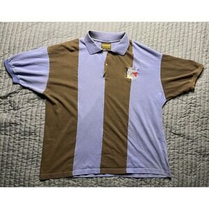 Vintage Hummer Sportswear New York Rangers Polo Shirt Men's XL Blue & Black USA